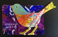 An example of my various bird artcard trades.