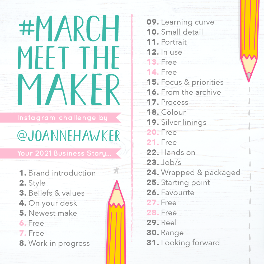 march photo challenge instagram 2022